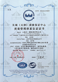  上海示一膜结构-ISO9001中文证书